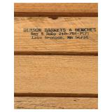Benson Baskets & Benches Loon Basket With Loon Artwork