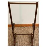 Wooden TV Tray Tables With Stand Set of 3