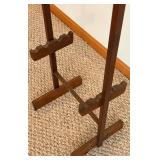 Wooden TV Tray Tables With Stand Set of 3