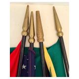 International Desk Flag Mixed Lot of 4