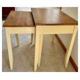 Wood Nesting Tables (Set of 2)