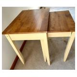 Wood Nesting Tables (Set of 2)