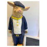 Pig Chalkboard Figure