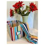 Pottery Barn Towel & Basket Set
