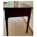 Vintage Wood Writing Desk & Chair Set