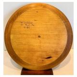 Decorative Wood Plate, Globe, Iron & Book Set Mixed Lot