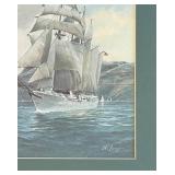 Signed Framed Nautical Prints (Lot of 3)