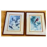 Fernandez Signed Winter Branches Signed Lithograph Prints (Lot of 2)