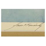 Fernandez Signed Winter Branches Signed Lithograph Prints (Lot of 2)