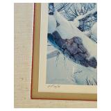Fernandez Signed Winter Branches Signed Lithograph Prints (Lot of 2)