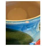 Pottery Barn Vase, Pier 1 Lotus Bowls, Tray & Placemats Mixed Lot