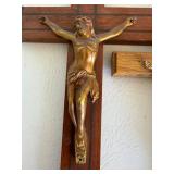 Wooden Crucifix Pair (Lot of 2)