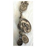 Four Rosaries & Covered Glass Jar Mixed Lot