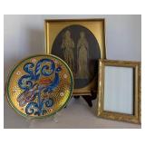 Mario Sambuco Orvieto Plate & Framed Art Mixed Lot