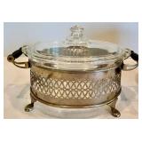 Garland 8837 Serving Set With Covered Dish, Ice Bucket & Tongs