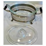 Garland 8837 Serving Set With Covered Dish, Ice Bucket & Tongs