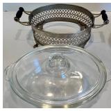 Garland 8837 Serving Set With Covered Dish, Ice Bucket & Tongs