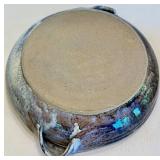 Artisan Made Pottery Serving Dish & Bowl (Lot of 2)