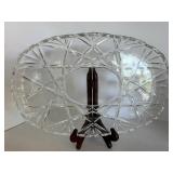 Clear Pressed Glass Serving Pieces Mixed Lot