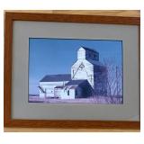 Framed Rural Scene Artwork Pair