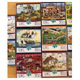 Charles Wysocki Buffalo Large Pieces 300-Piece Puzzle Set (Lot of 11)
