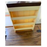 Wooden Sewing Machine Cabinet Table With Fold-Out Leaf & Drawers
