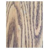 Oak Dining Table Set With 5 Chairs & 4 Cushions