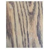 Oak Dining Table Set With 5 Chairs & 4 Cushions