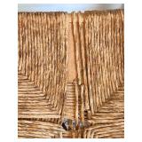 Oak Dining Table Set With 5 Chairs & 4 Cushions