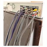 Hitachi Projection TV Cabinet With VCR & Cables