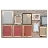 Mixed Metal Photo Frames (Lot of 10)