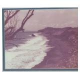 Framed Coastal Landscape Art Pair