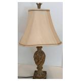 Ornate Table Lamp With Shade