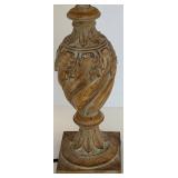 Ornate Table Lamp With Shade