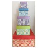 Barrington Studios Birdsong & Lion Decorative Box Set (Lot of 3)