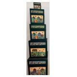 Barrington Studios Birdsong & Lion Decorative Box Set (Lot of 3)