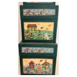 Barrington Studios Birdsong & Lion Decorative Box Set (Lot of 3)
