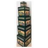 Barrington Studios Birdsong & Lion Decorative Box Set (Lot of 3)