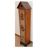 Decorative Wooden Birdhouse Cabinet