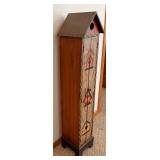 Decorative Wooden Birdhouse Cabinet