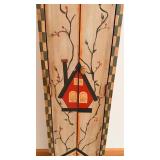 Decorative Wooden Birdhouse Cabinet