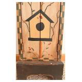 Decorative Wooden Birdhouse Cabinet
