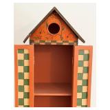 Decorative Wooden Birdhouse Cabinet