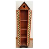 Decorative Wooden Birdhouse Cabinet