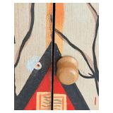 Decorative Wooden Birdhouse Cabinet