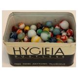 Hygieia Tin of Assorted Marbles With UV Reactive Pieces