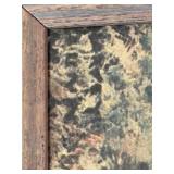 Vintage Framed Rural Landscape Painting