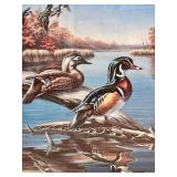 James Meger - Wood Duck Reflections Signed Framed Print