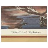 James Meger - Wood Duck Reflections Signed Framed Print
