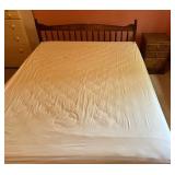 Full Simmons Beautyrest Mattress with Headboard & Small Dresser Mixed Lot